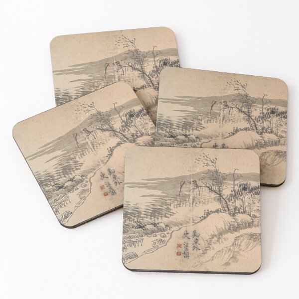 Item preview, Wang Shishen - Landscapes and Flowers 6 - Chinese Ink Painting designed and sold by ArtCurators.
