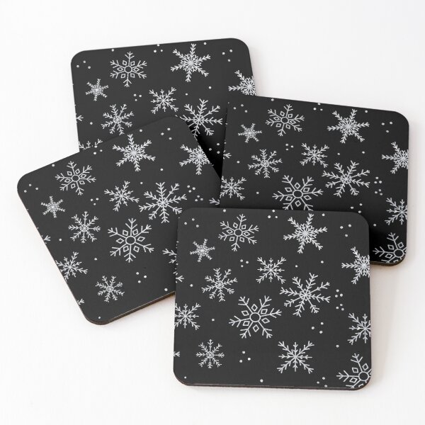 Item preview, Glittery silver snowflakes  designed and sold by KRJ Design.