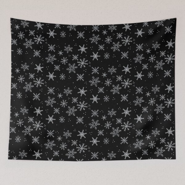 Item preview, Glittery silver snowflakes  designed and sold by KRJ Design.