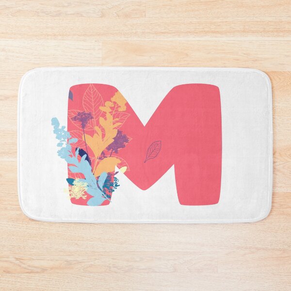Item preview, Floral Monogram | Pink M designed and sold by MillwoodEngrave.