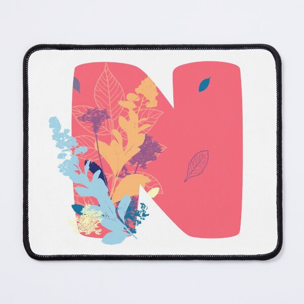 Item preview, Floral Monogram | Pink N designed and sold by MillwoodEngrave.