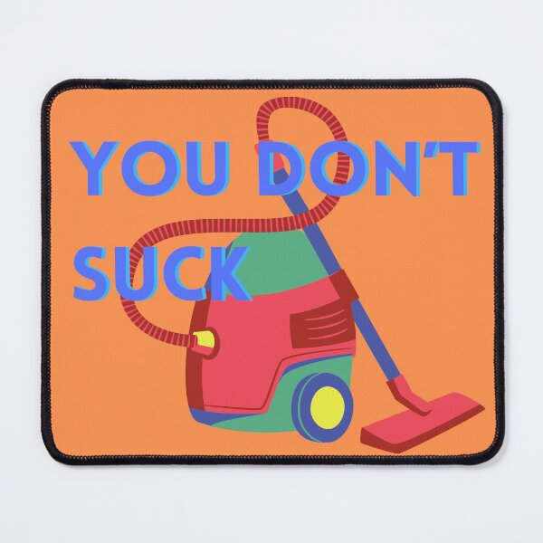 Aperçu de l'œuvre Vous ne sucez pas (aspirateur orange) créée et vendue par baldbird.
