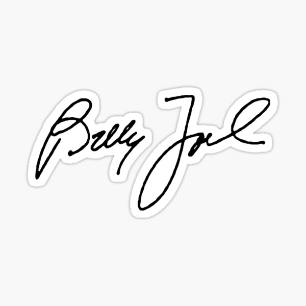 B. Joel Signature Sticker