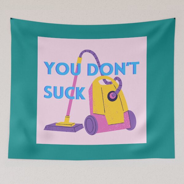 Item preview, You Don't Suck (Pink Purple Vacuum) designed and sold by baldbird.