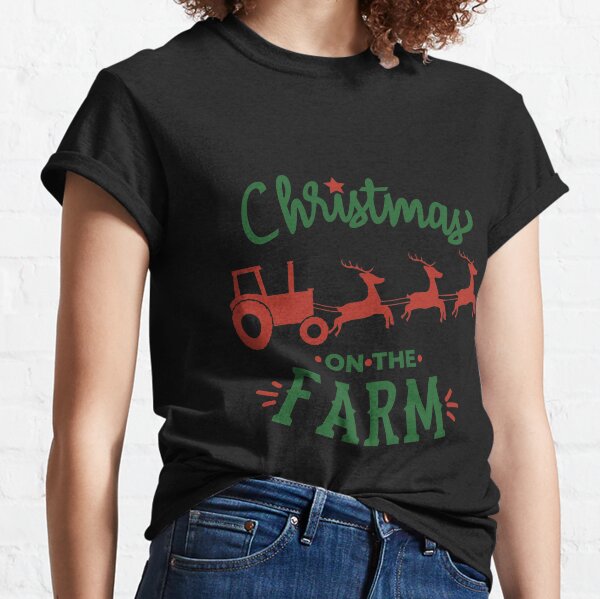 Unisex Ugly Farming T Shirt Funny Christmas Present Farmer Tractor Designs 