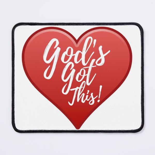 Item preview, God's Got This - red heart designed and sold by Short-Stacks.