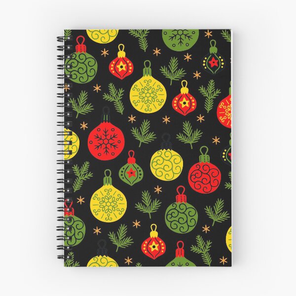 Item preview, Christmas Red, Green, And Yellow Ornaments Pattern designed and sold by DEC02.