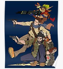 Naughty Dog - Drake, Joel, Jak Poster