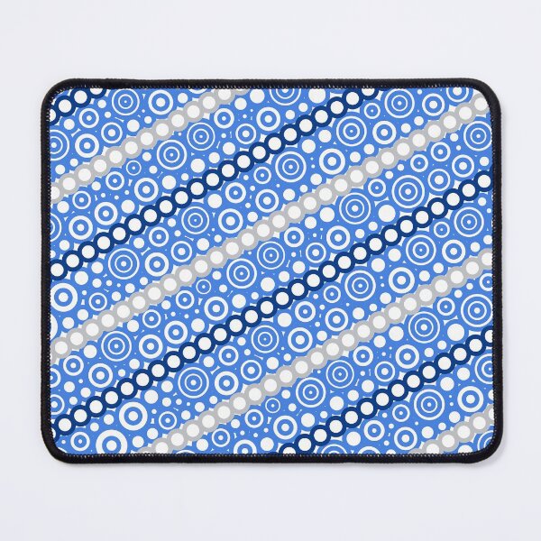 Item preview, Blue and Silver Stripes designed and sold by Pierre Bernard Jr.