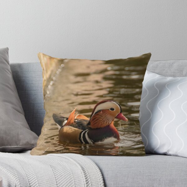 Item preview, Mandarin duck at the pond designed and sold by koalas1414.