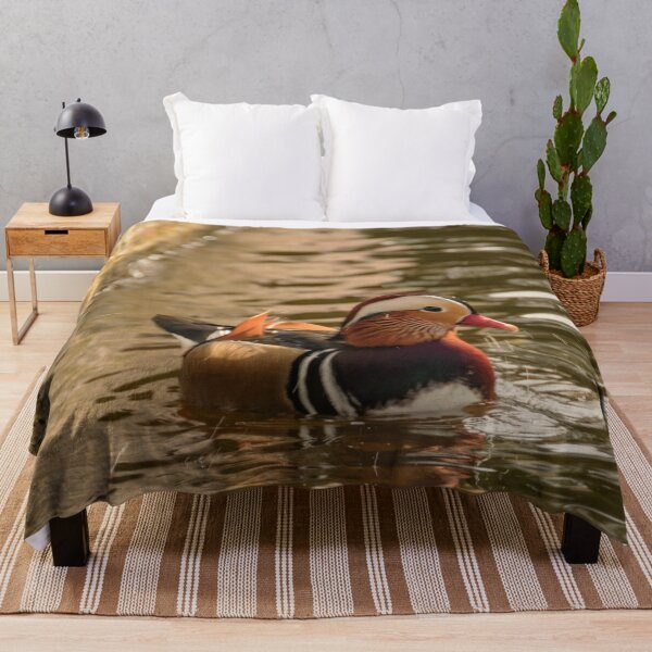Item preview, Mandarin duck at the pond designed and sold by koalas1414.