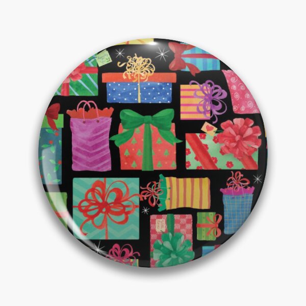 Item preview, Colorful Holiday Presents Print designed and sold by FionaStokes.