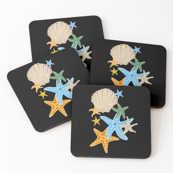 Item preview, Starfishes and Seashells designed and sold by Lizzamour.