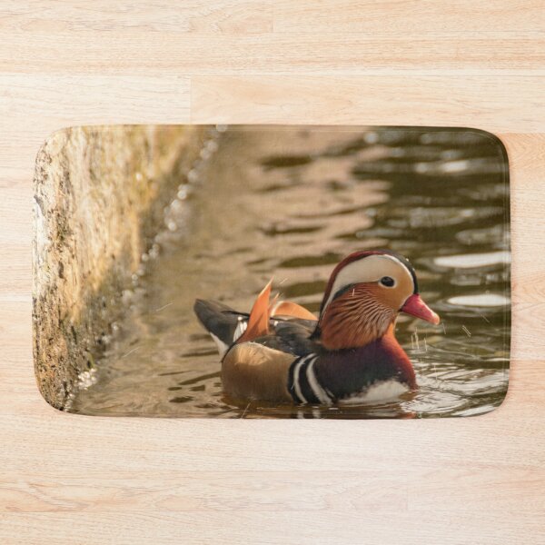 Item preview, Mandarin duck at the pond designed and sold by koalas1414.