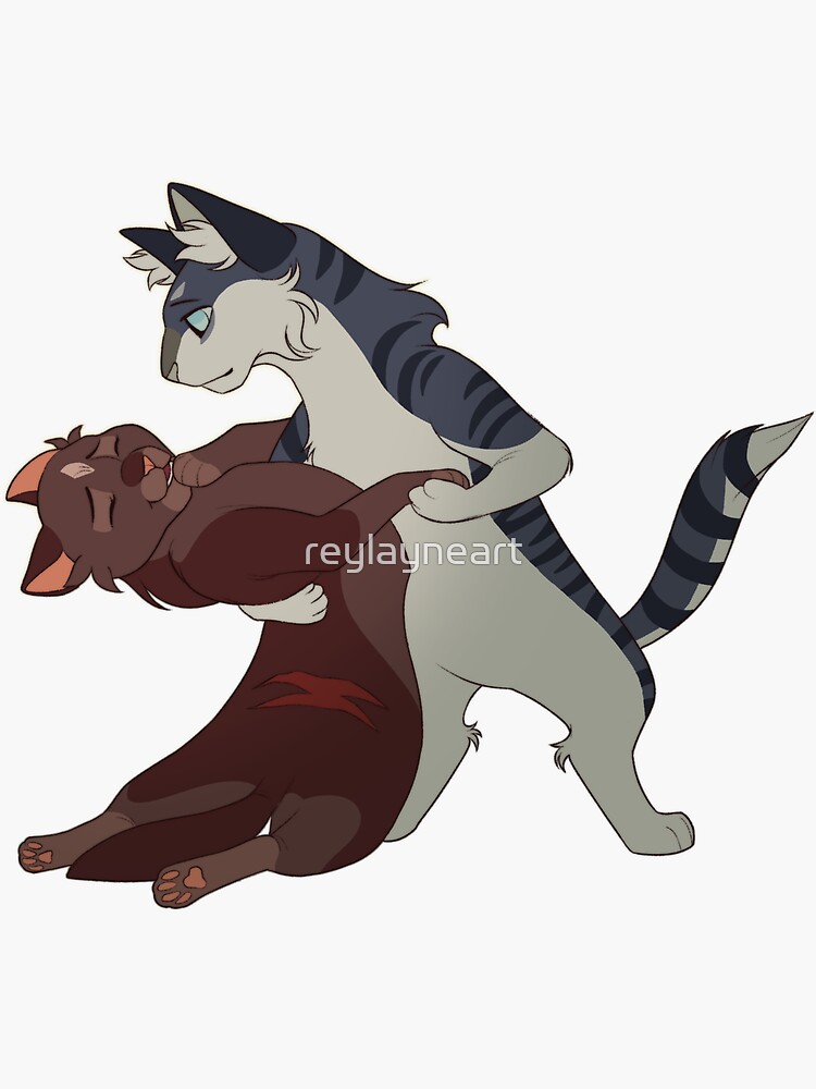 Ashfur Sticker for Sale by ClownCryptids