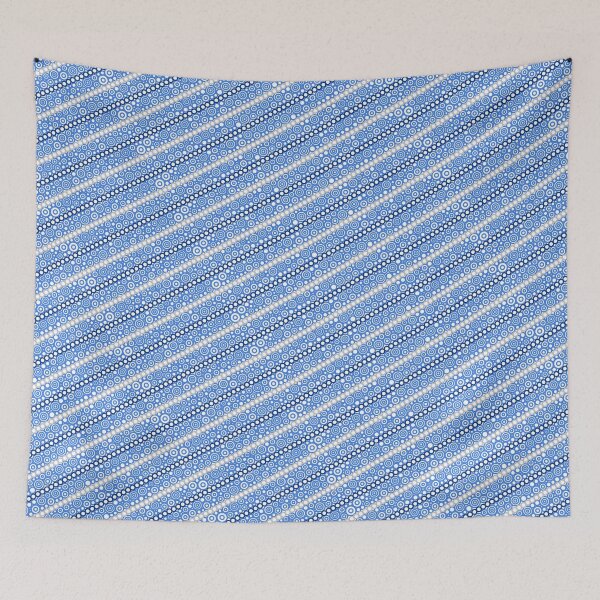 Item preview, Blue and Silver Stripes designed and sold by Pierre Bernard Jr.