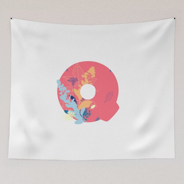 Item preview, Floral Monogram | Pink Q designed and sold by MillwoodEngrave.