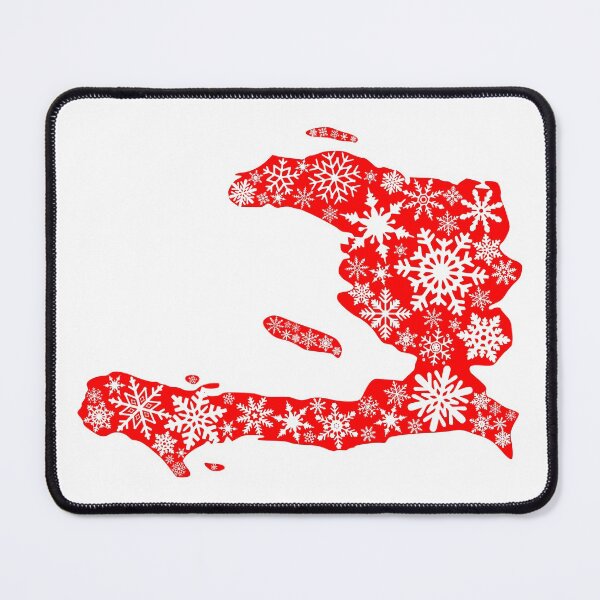 Item preview, Haiti Christmas Holiday Snowflakes With Map designed and sold by makeitadmirable.