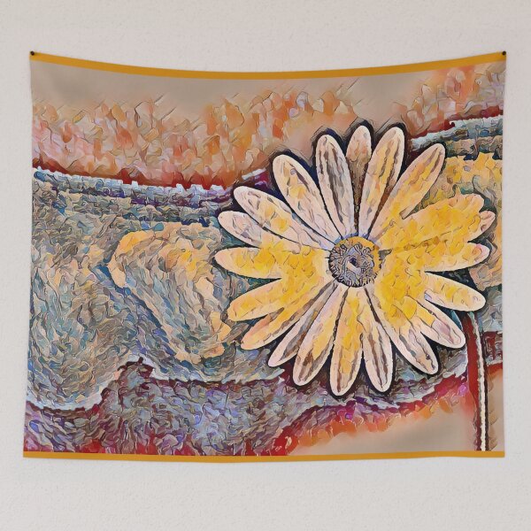 Item preview, Daisy High Vibrating Spirit, Oil Painting Print designed and sold by iASunshine.