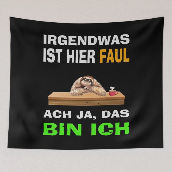 Item preview, Something Is Here Lazy Fault Saying designed and sold by Colator.