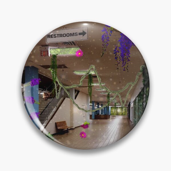 Item preview, Overgrown Dead Mall Surrealist Fantasy Vaporwave Mallwave Cyberwave Apocalyptic Photo Art designed and sold by Intergalactic Unicorn: Art by Anna Schmidt.