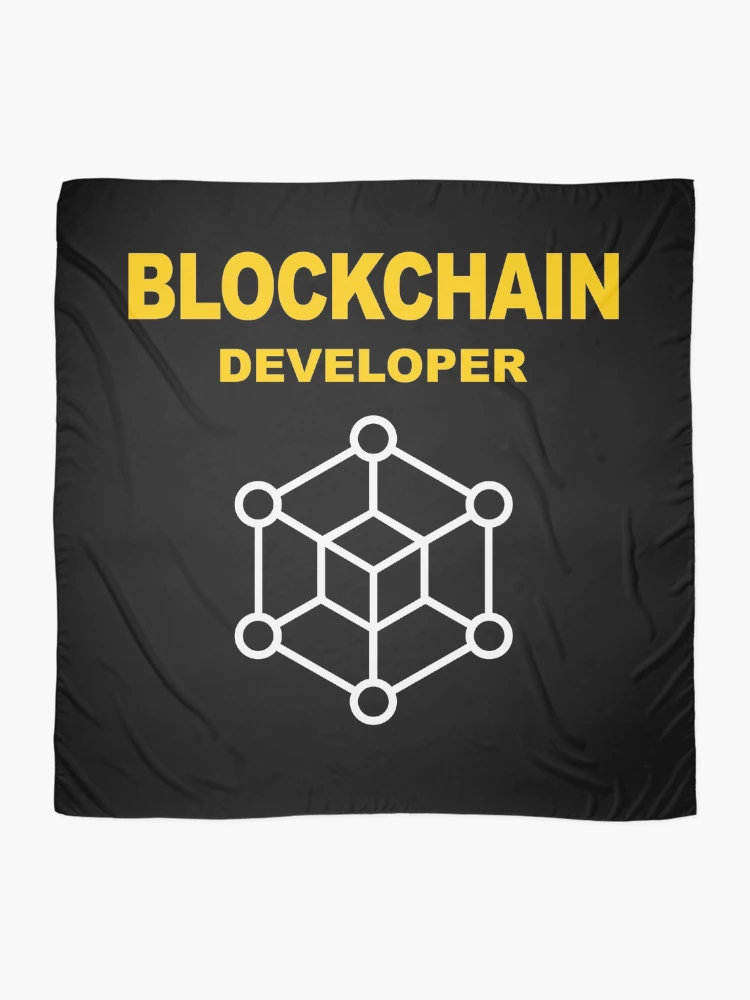 Thumbnail 2 of 3, Scarf, Blockchain Developer, Cryptocurrency, Software Engineer, Computer Science, Fullstack Developer, Programming Humor, Dark designed and sold by Max-Wear.