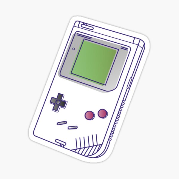 Gameboy retro device with color pastel Royalty Free Vector