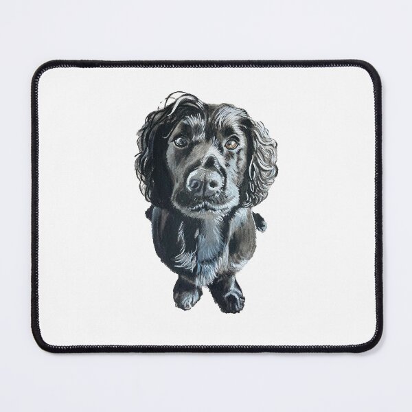 Item preview, Black Cocker Spaniel Watercolor designed and sold by BrittBakke.