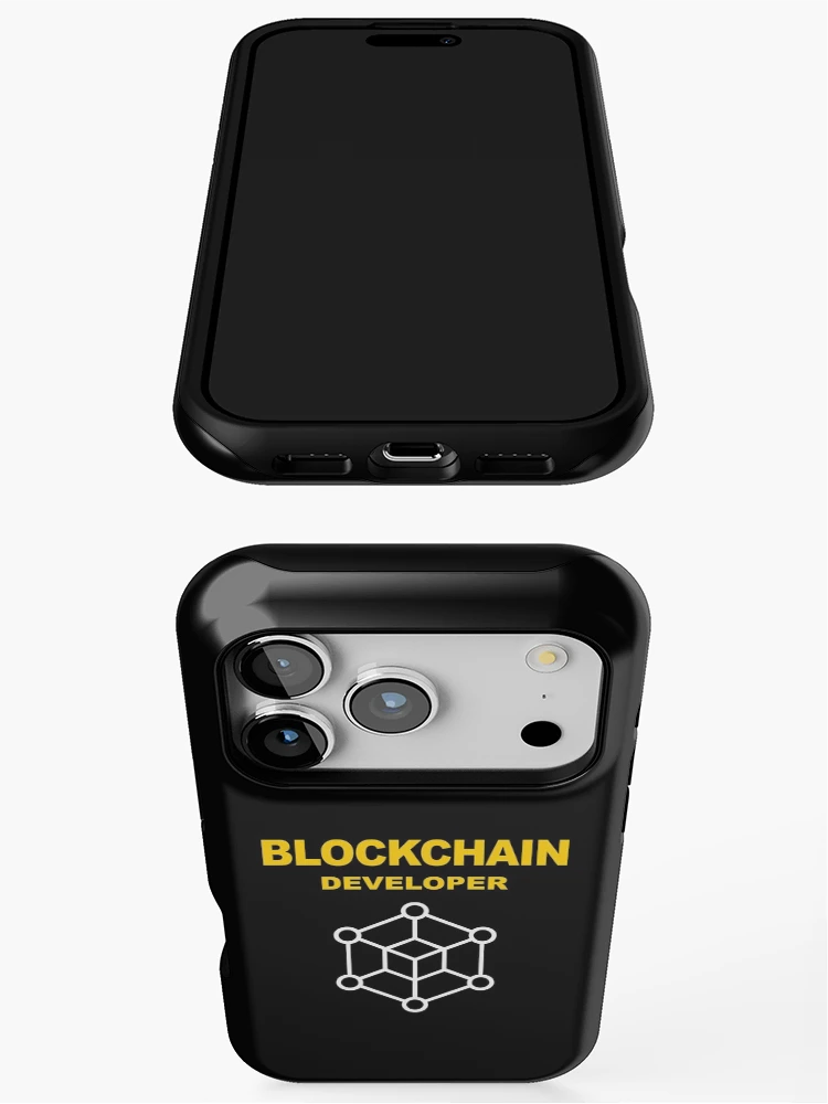 Thumbnail 3 of 4, iPhone Case, Blockchain Developer, Cryptocurrency, Software Engineer, Computer Science, Fullstack Developer, Programming Humor, Dark designed and sold by Max-Wear.