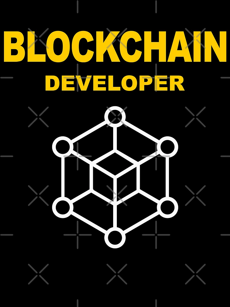 Thumbnail 2 of 2, Kids T-Shirt, Blockchain Developer, Cryptocurrency, Software Engineer, Computer Science, Fullstack Developer, Programming Humor, Dark designed and sold by Max-Wear.