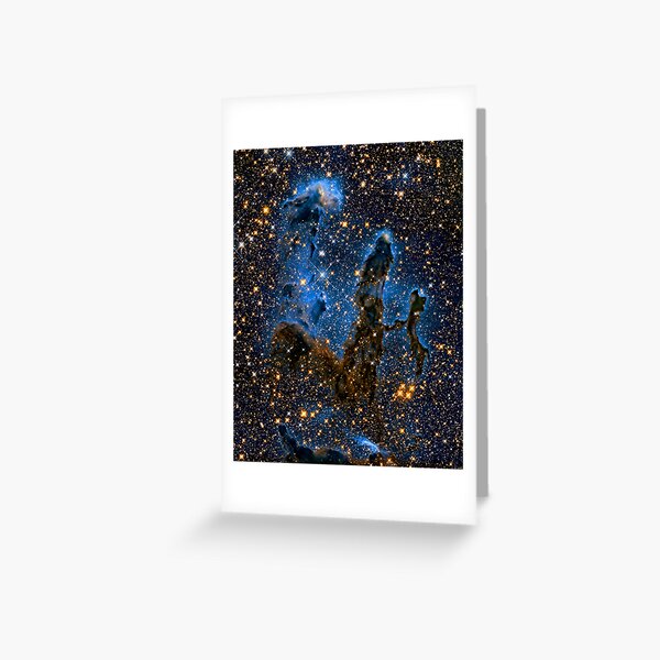 A starry night in the Pillars of Creation