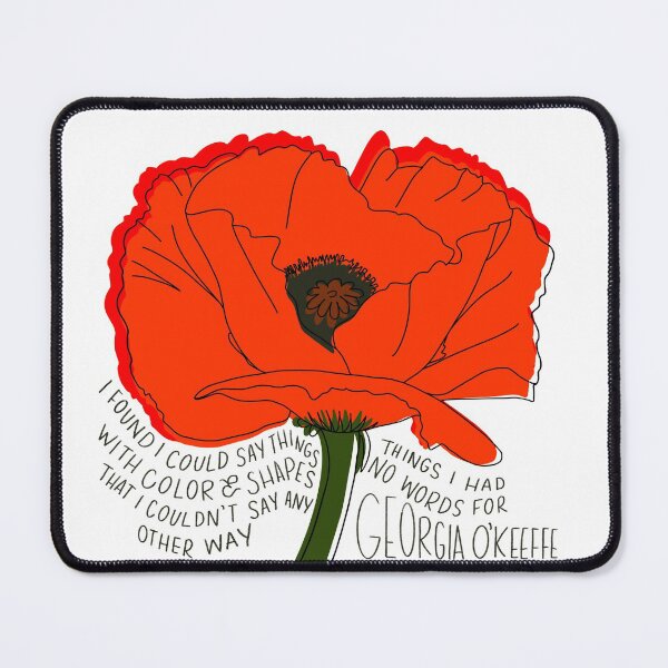 Item preview, Georgia O’Keeffe Artist Quote designed and sold by LindsayHonor.