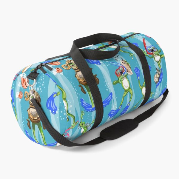 Item preview, Frogmen & Friends | Blue Green designed and sold by L Diane Johnson.