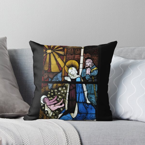 The Nativity Throw Pillow
