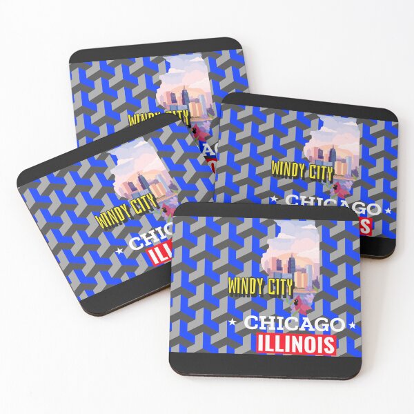 Item preview, CHICAGO ILLINOIS WINDY CITY GRAPHIC IMAGE SHIRT STICKER IDEA designed and sold by BestCoolStuff.