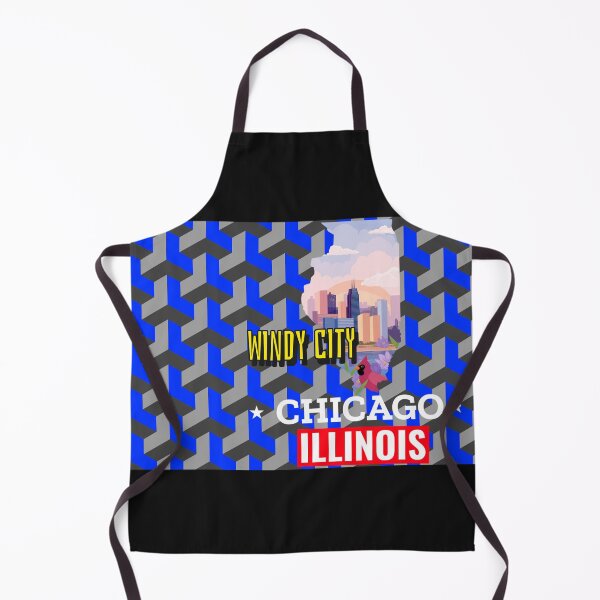 Item preview, CHICAGO ILLINOIS WINDY CITY GRAPHIC IMAGE SHIRT STICKER IDEA designed and sold by BestCoolStuff.