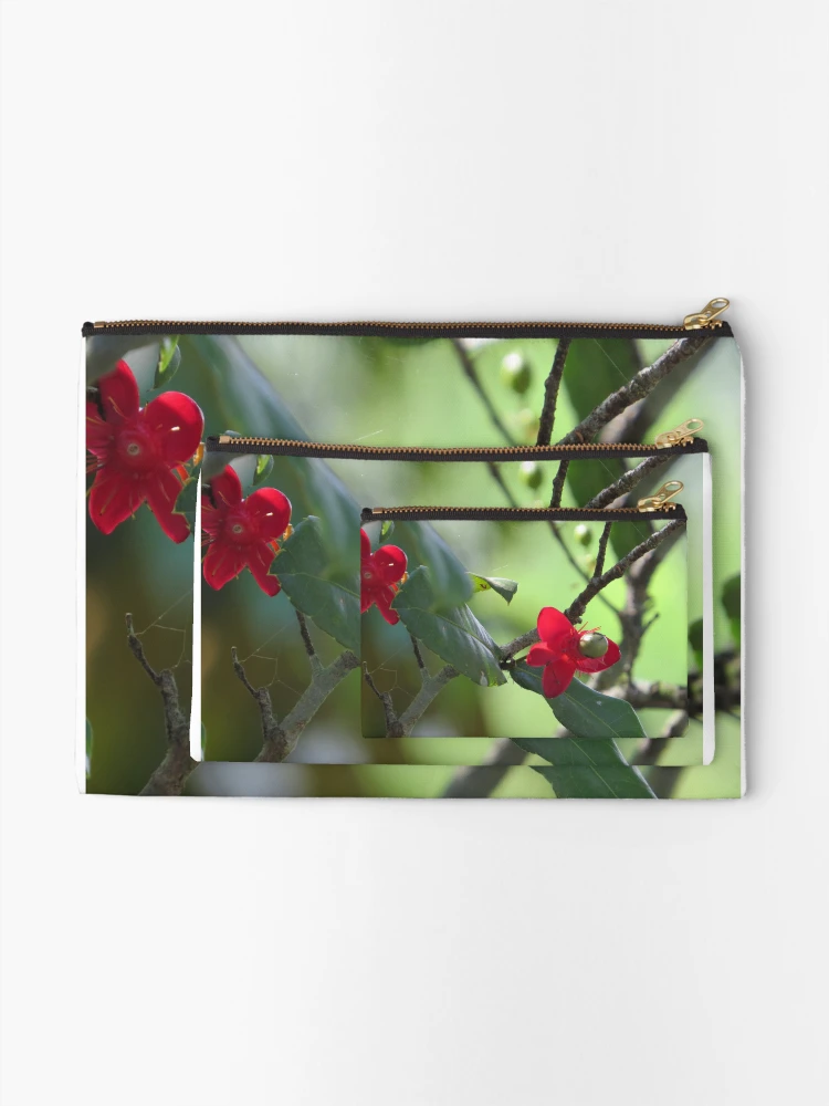 Thumbnail 2 of 4, Zipper Pouch, Flower designed and sold by Rene-Martin.