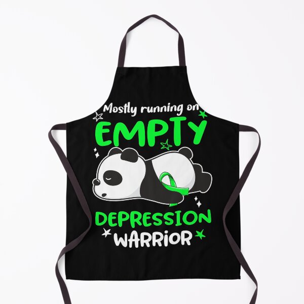 Item preview, Depression Awareness Mostly Running On Empty Depression Warrior designed and sold by GennieShop.