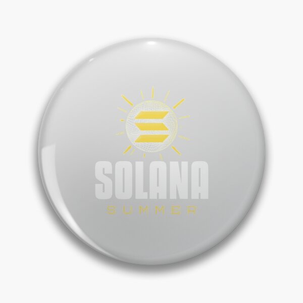 Item preview, Solana SOL Summer Sun Design Crypto Stocks Investor designed and sold by Aetha.