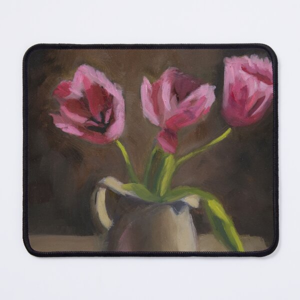 Pink Tulips Mouse Pad