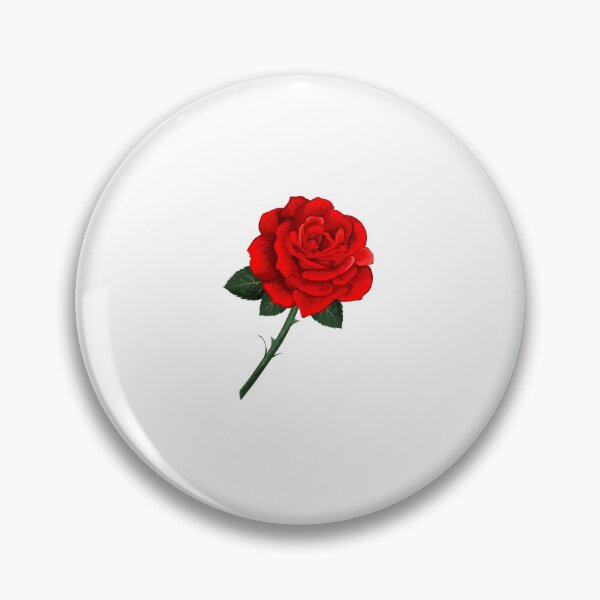 Item preview, Vibrant Bright Red Rose Flower Floral Botanical  designed and sold by silviaol.