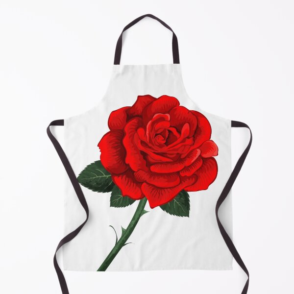 Item preview, Vibrant Bright Red Rose Flower Floral Botanical designed and sold by silviaol.