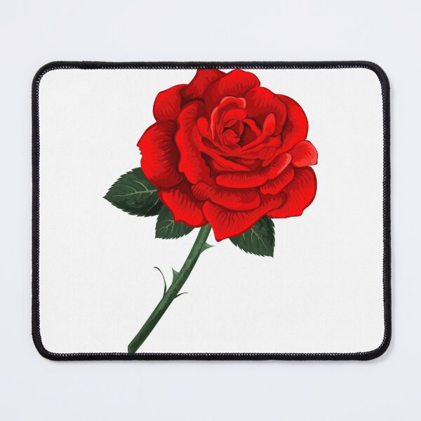 Item preview, Vibrant Bright Red Rose Flower Floral Botanical  designed and sold by silviaol.