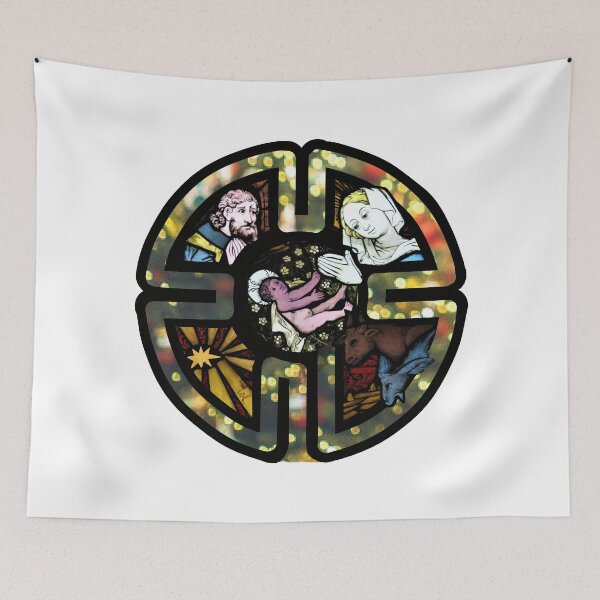 Item preview, Nativity Cross Labyrinth – Christmas Art designed and sold by Bill Ressl.