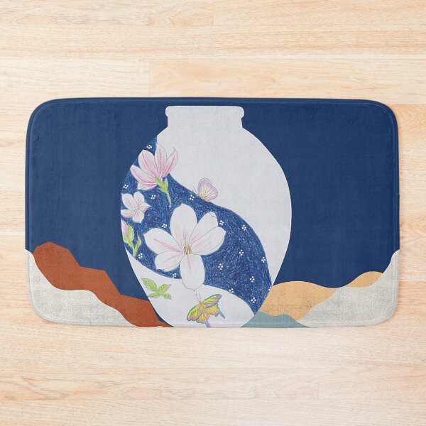 Item preview, Luck in the Vase 1 | Magnolia with Butterflies designed and sold by Inner-Peace-Art.