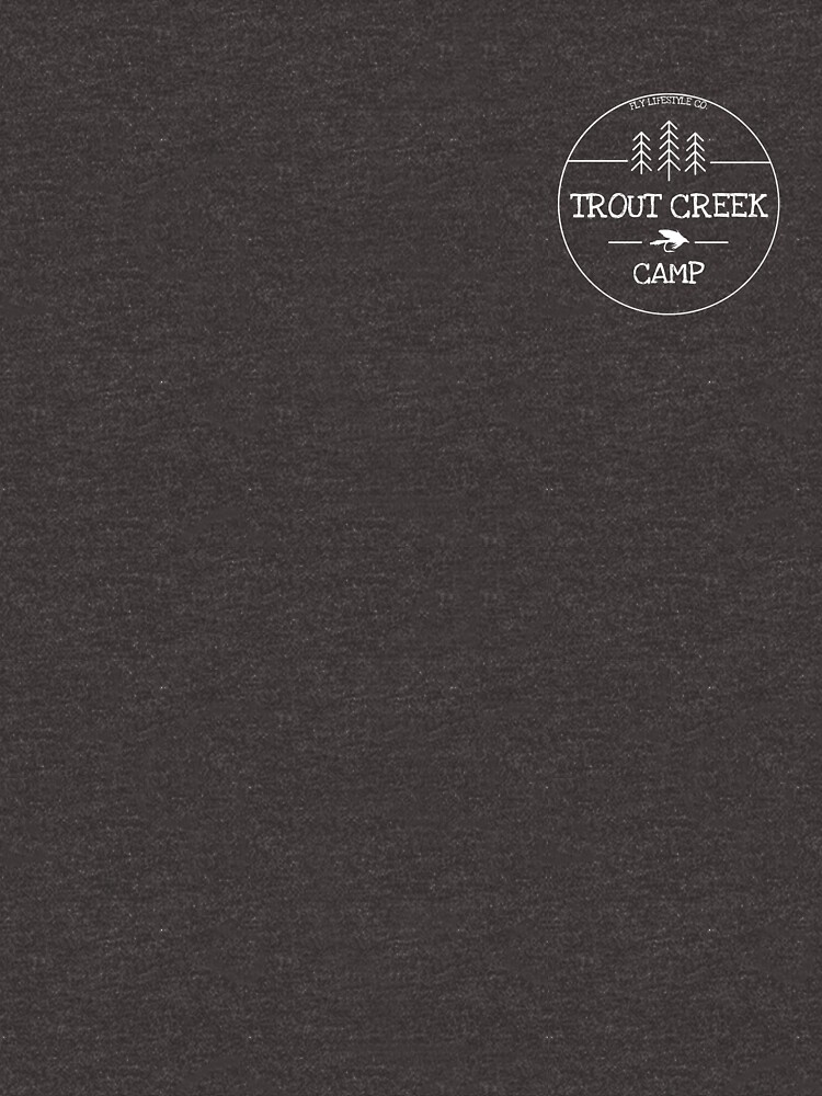 Trout Creek Camp Fly Fishing Graphic Pullover Hoodie for Sale by