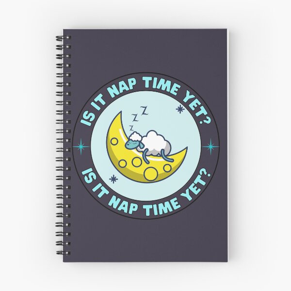 Item preview, Funny Nap Joke, Cute Sheep Asleep On The Moon - Is It Nap Time Yet? designed and sold by Coralgb.