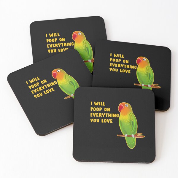 Item preview, Funny Agapornis LoveBird  designed and sold by SusanaDesigns.
