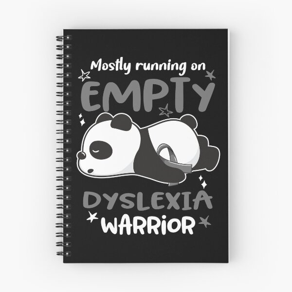Item preview, Dyslexia Awareness Mostly Running On Empty Dyslexia Warrior designed and sold by GennieShop.