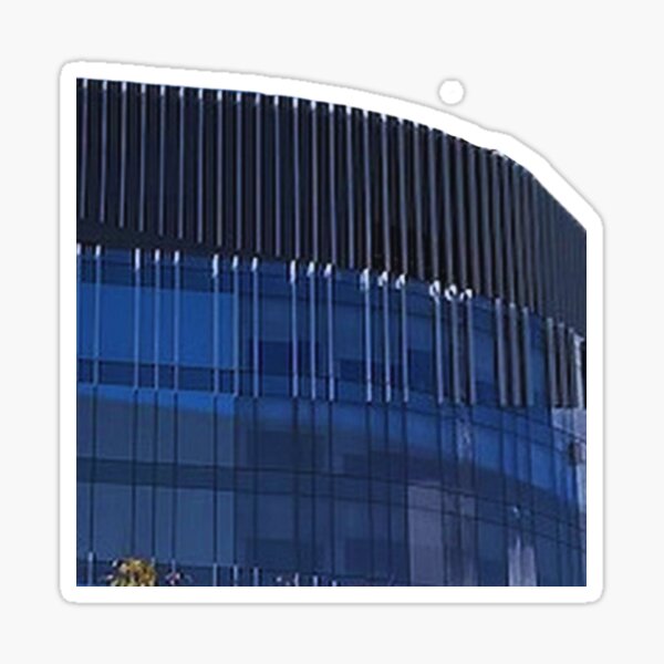 Apartment Building Inspired Art Print Sticker